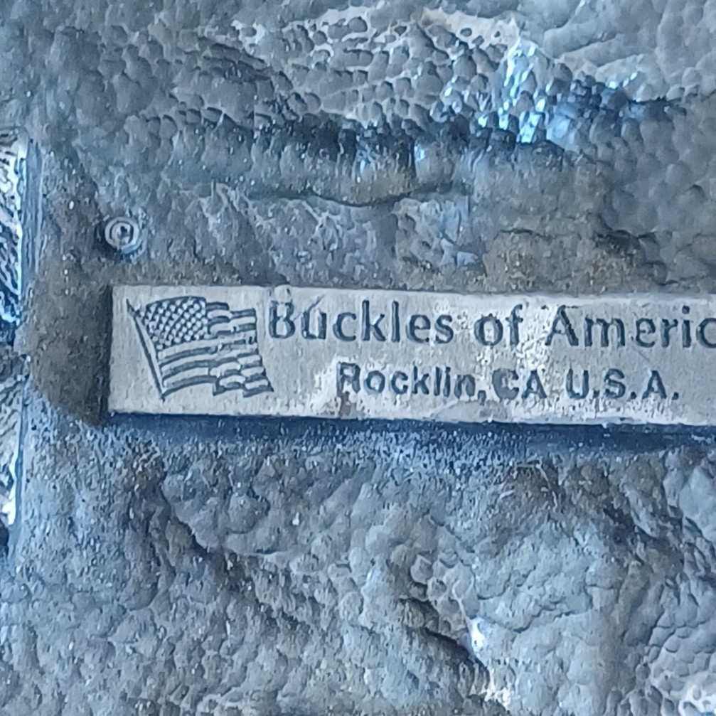 VTG Postal Workers Move the Mail US Postal Service Mailman Belt Buckle enamel