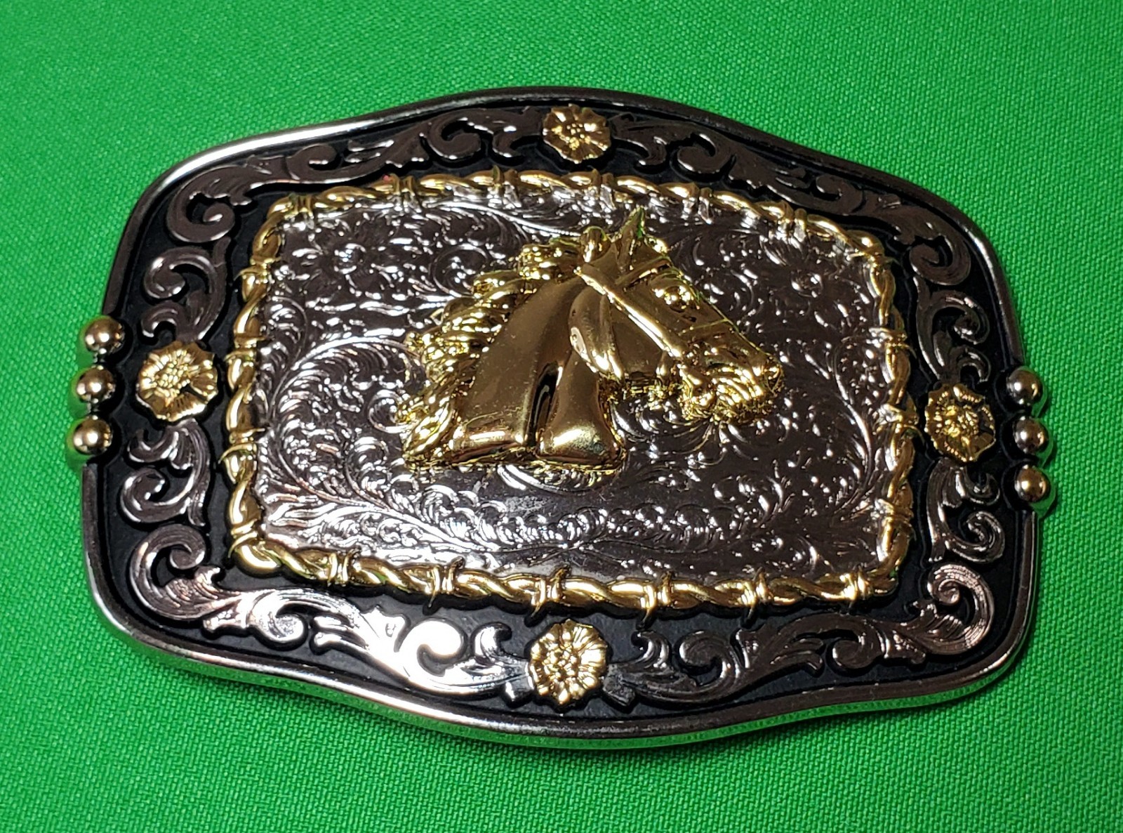 Lot of 4 Belt Buckles ~ Horse Head Jack Daniels Old No. 7 Fish Ariat