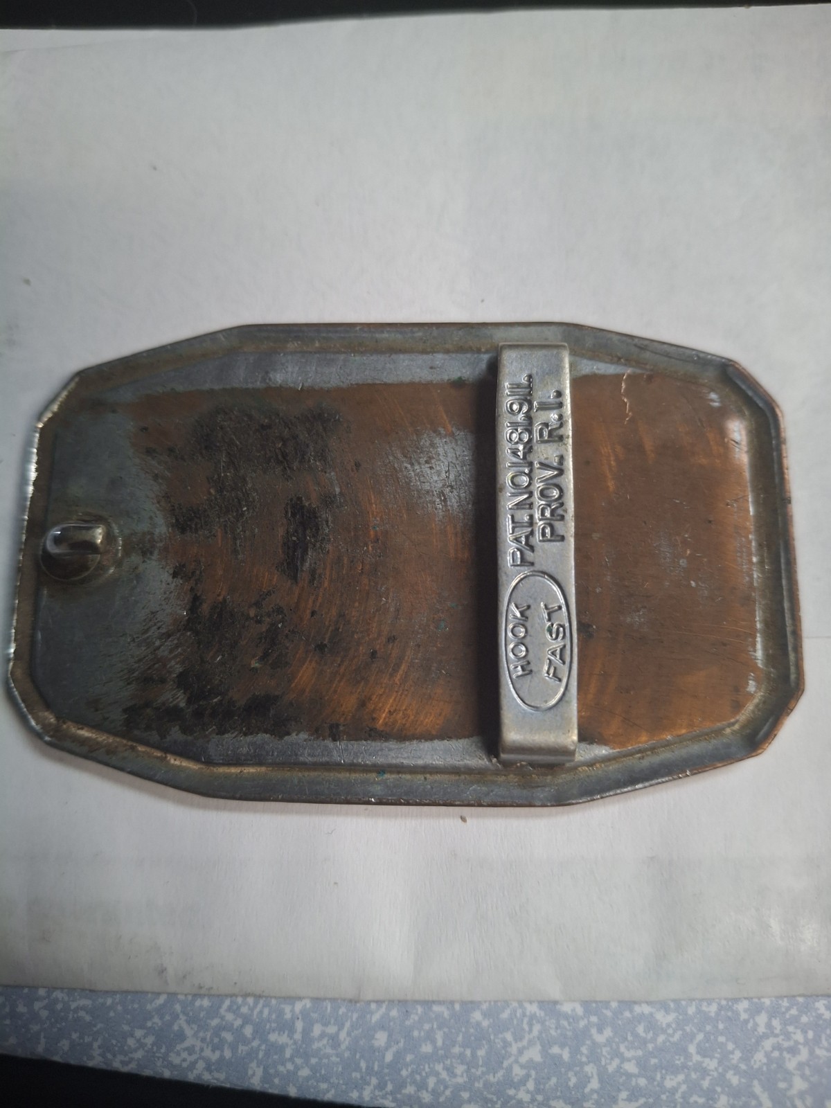 Vintage Hook-Fast Belt Buckle Truckers TROTT