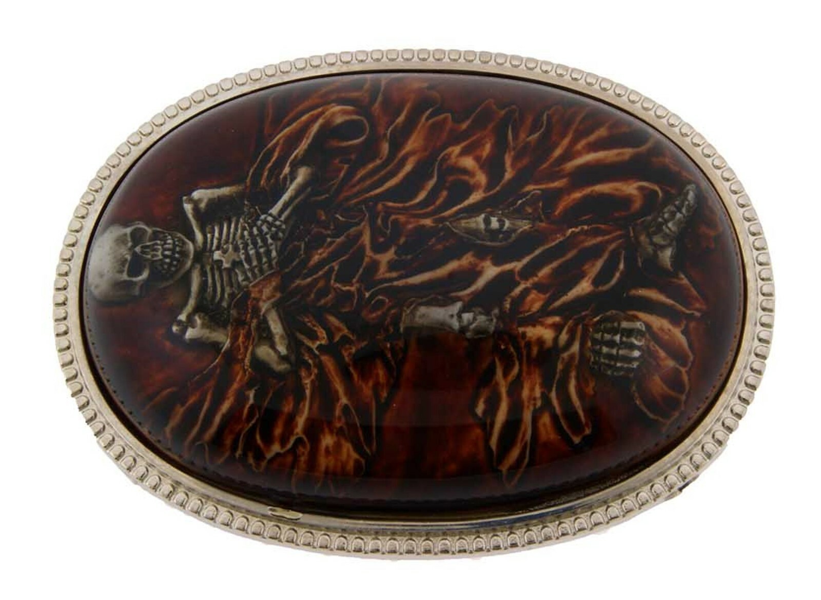 Sugar Skull Belt Buckle Tattoo Halloween Party Costume Style Pirate Flaming Men