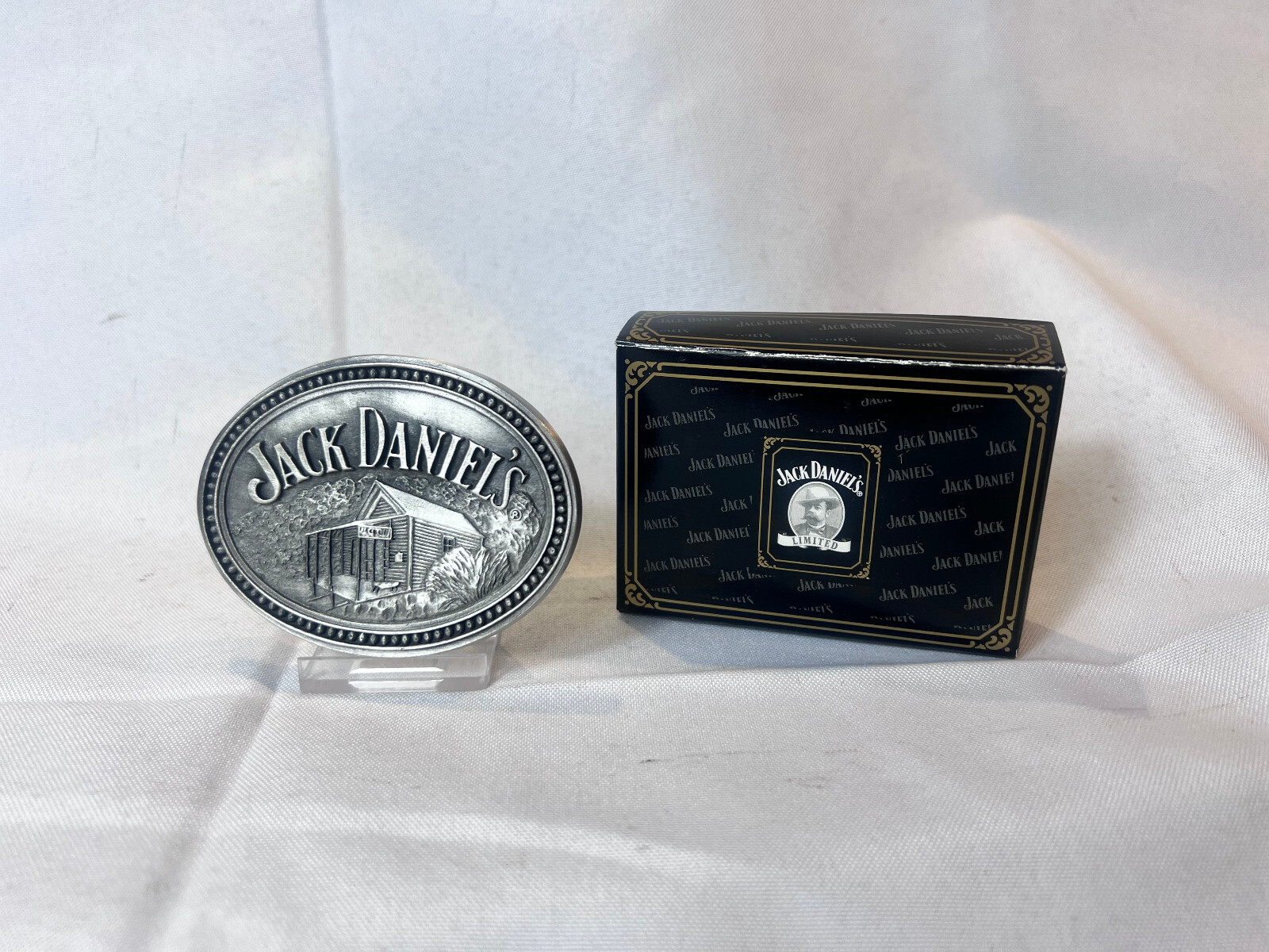 2006 Jack Daniels Belt Buckle Mr. Jack&rsquo;s Office Tennessee Whiskey In Box