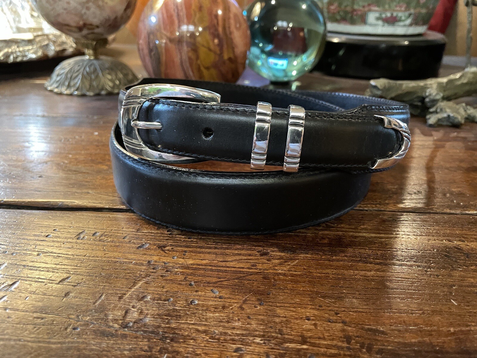 Alexander Kalifano James Reid Dgn Sterling Silver Belt Buckle 39-41-1.25-1” Nu✅