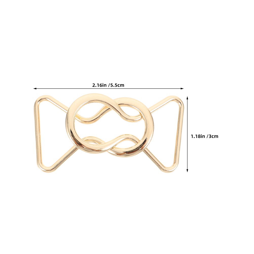 10 Pairs Coat Buckles for Belts Clothing Accessories and Hardware