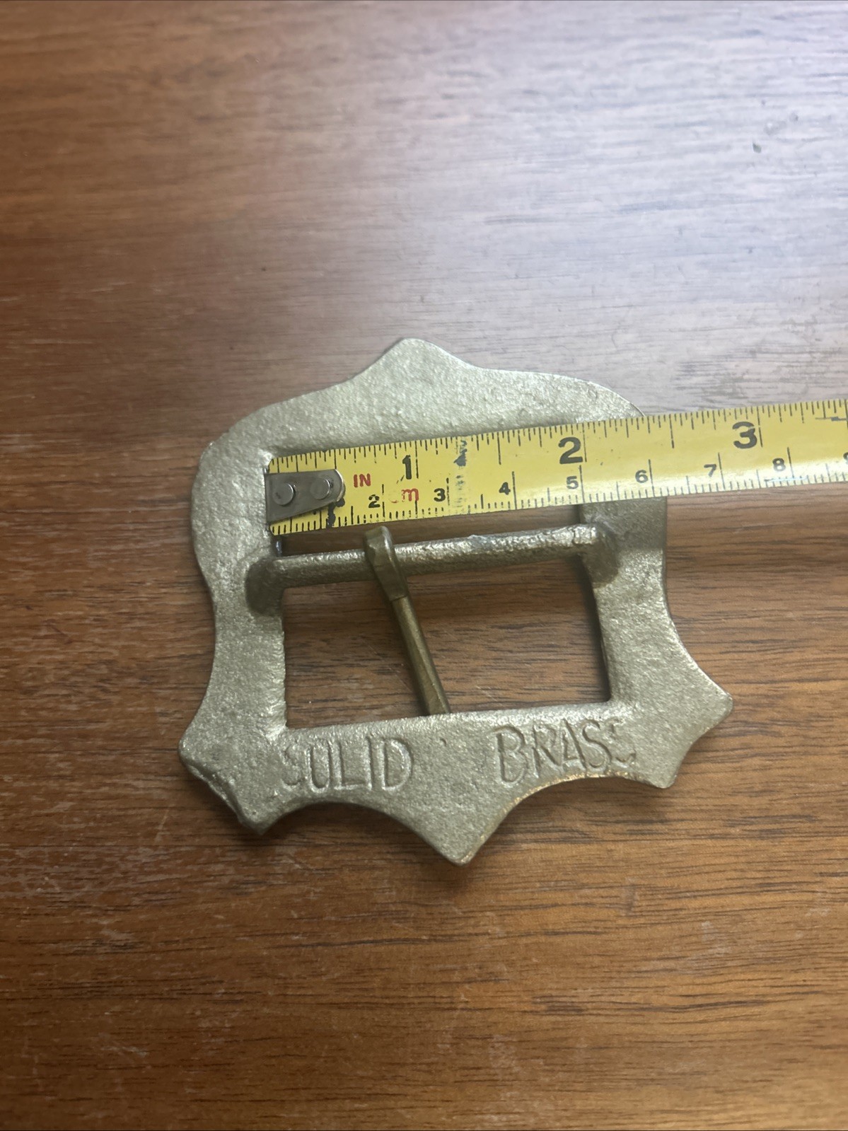 VTG Solid Brass Belt Buckle Men&rsquo;s Pin Belt Buckles Fits For 2&Prime; inch Belt