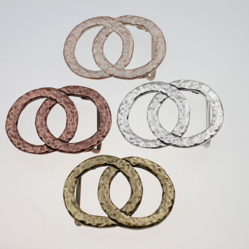 Gürtelschnalle Rings Gürtelschließen Zamak Wechselschließe Belt Buckles GS307