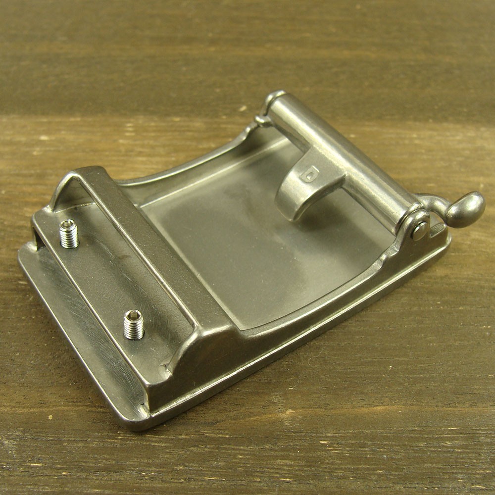 Titanium anti-allergy Ratchet Sliding Buckle for 33mm-35mm width belt XZ333