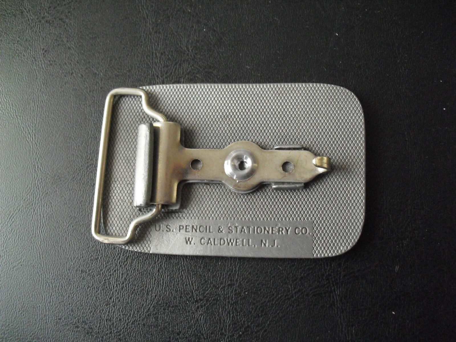 Vintage White Hall Mutual Insurance Company Belt Buckle 3 1/4&Prime; Wide