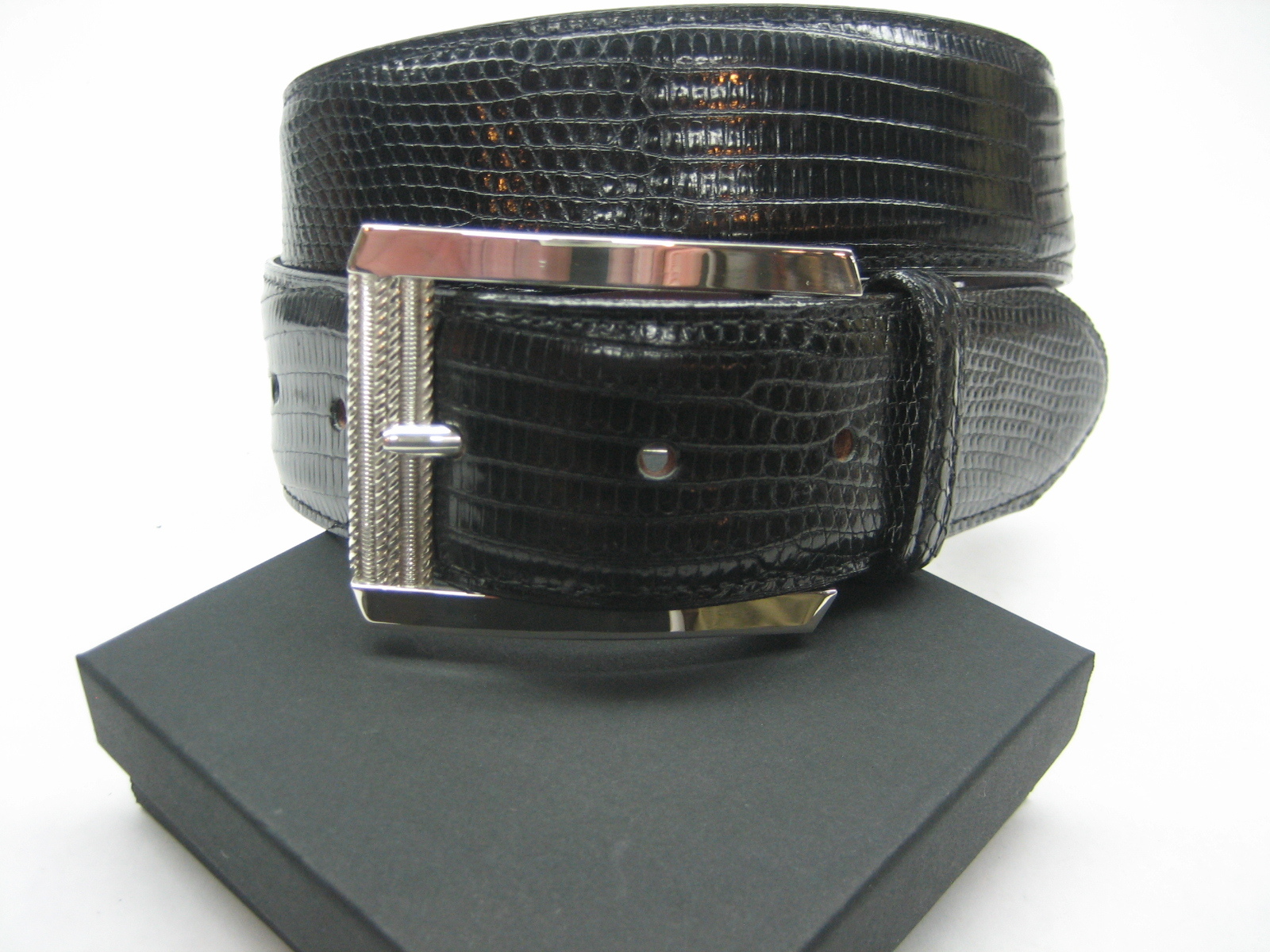 STERLING SILVER 925 BUCKLE AVAILABLE FOR 1&Prime; 1-1/8&Prime; 1-1/4&Prime; 1-3/8&Prime; 1-1/2&Prime; BELTS