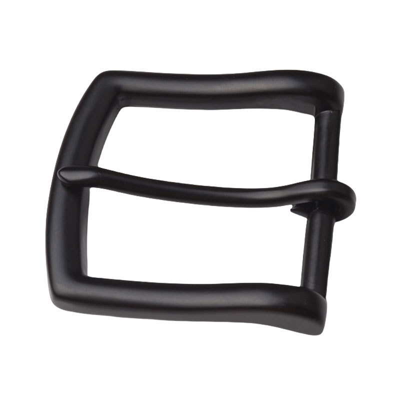 3.9cm Heavy Duty Single Prong Belt Buckle Black Metal Buckle Replacement