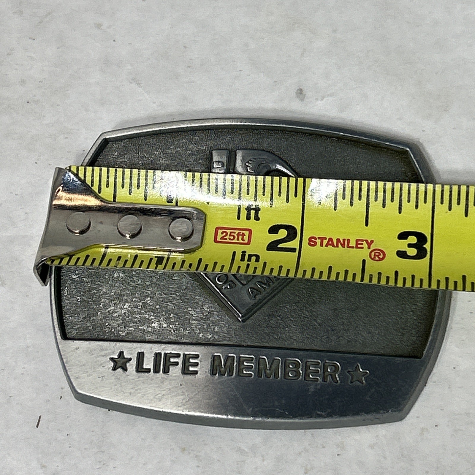 Handyman Club of America &lsquo;life member&rsquo; belt buckle 1996