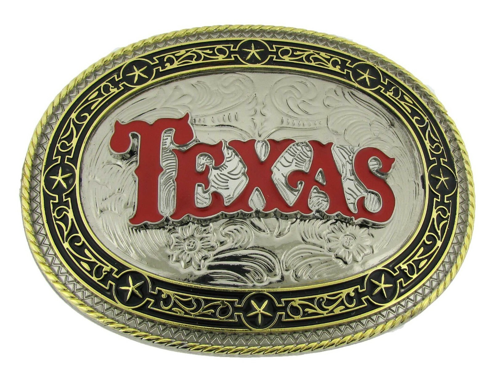 Bull Longhorn Lonestar Deputy Sheriff Chief Badge Belt Buckle Western Cowboy Cop