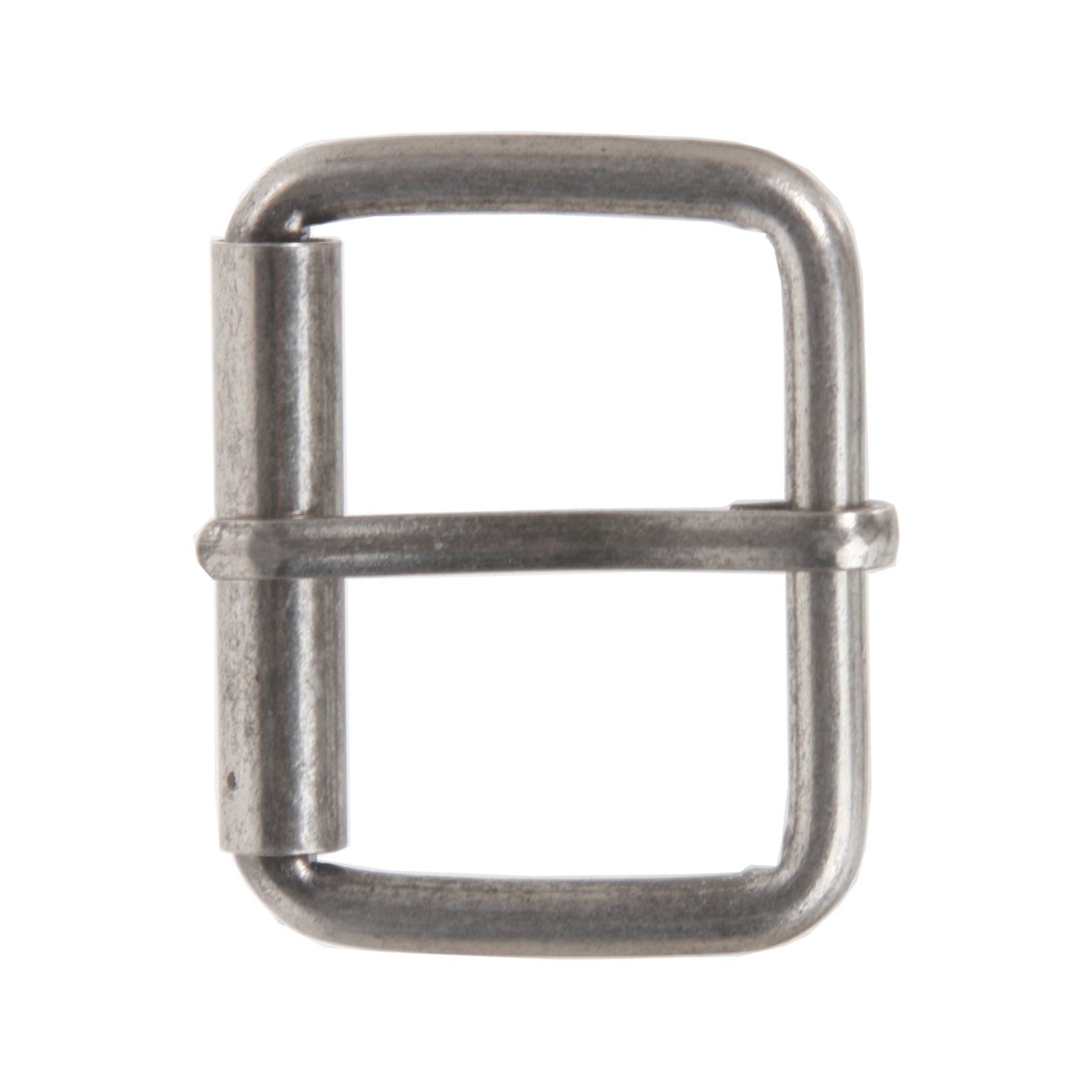 1 1/2&Prime; Nickel Plated Single Prong Simple Roller Buckle