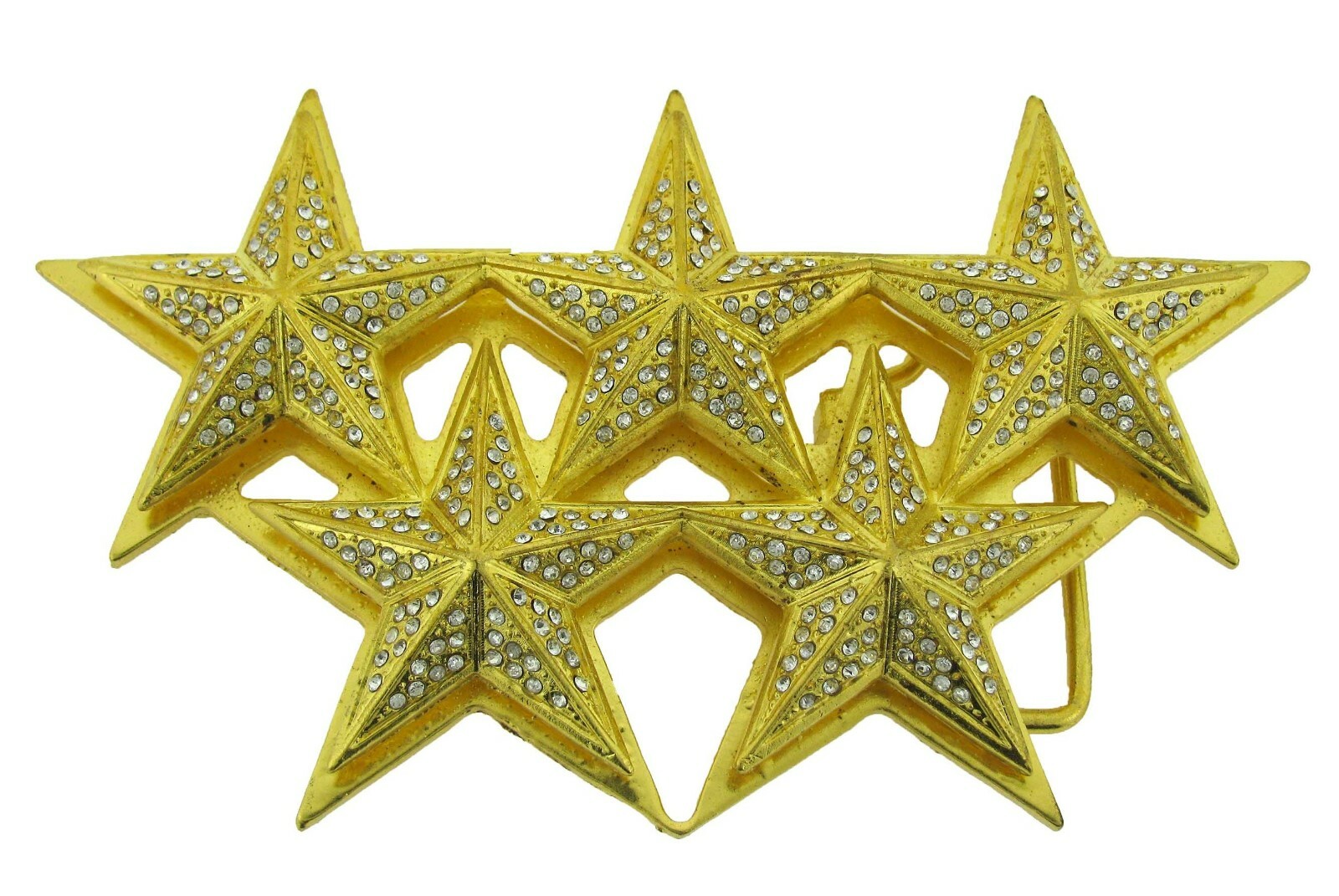 Star Belt Buckle rhinestone sheriff Texas Cowboy girly cowgirl western rodeo new