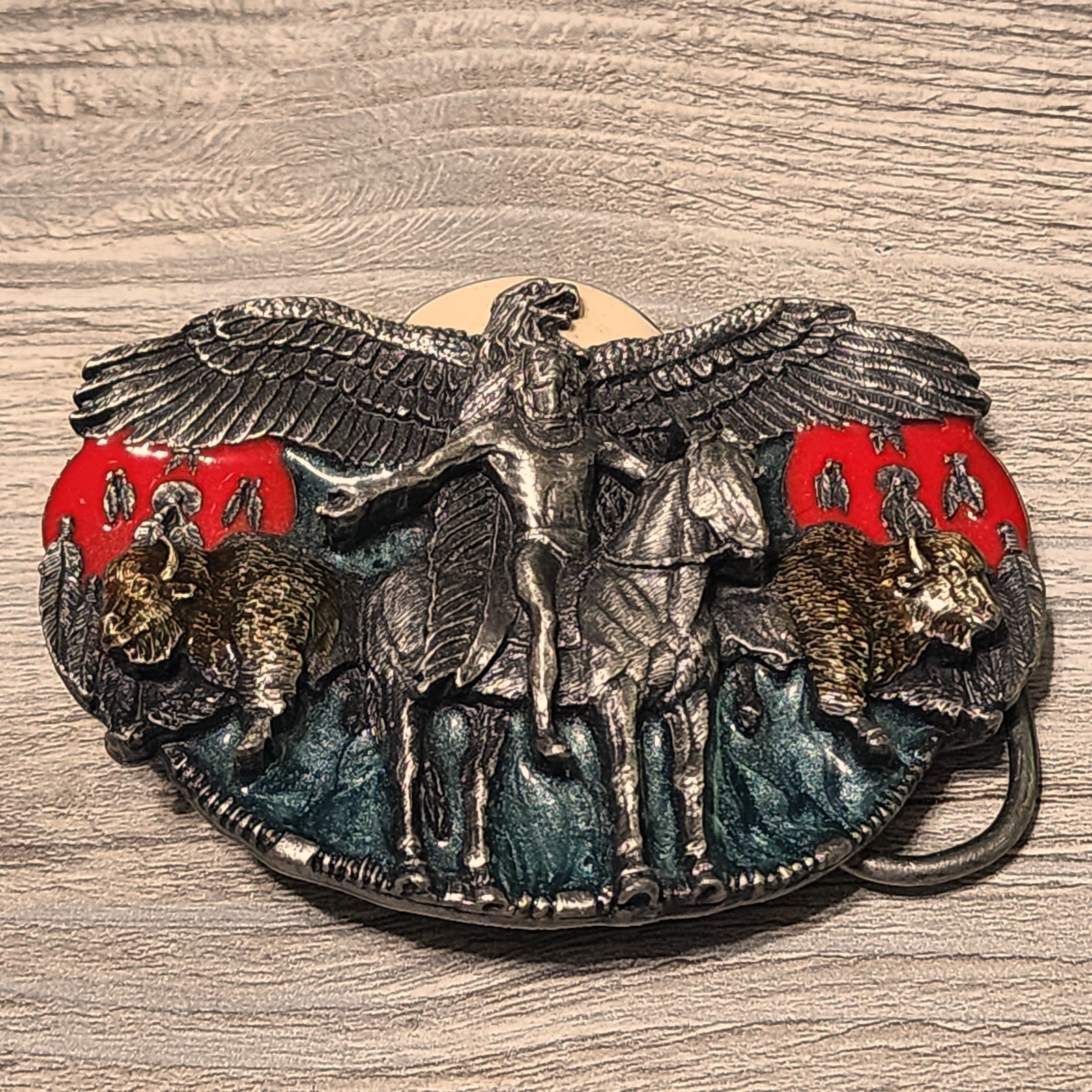 Choice – Vintage Belt Buckle – Ducks, Coors, Broncos, NRA, Remington, Eagle