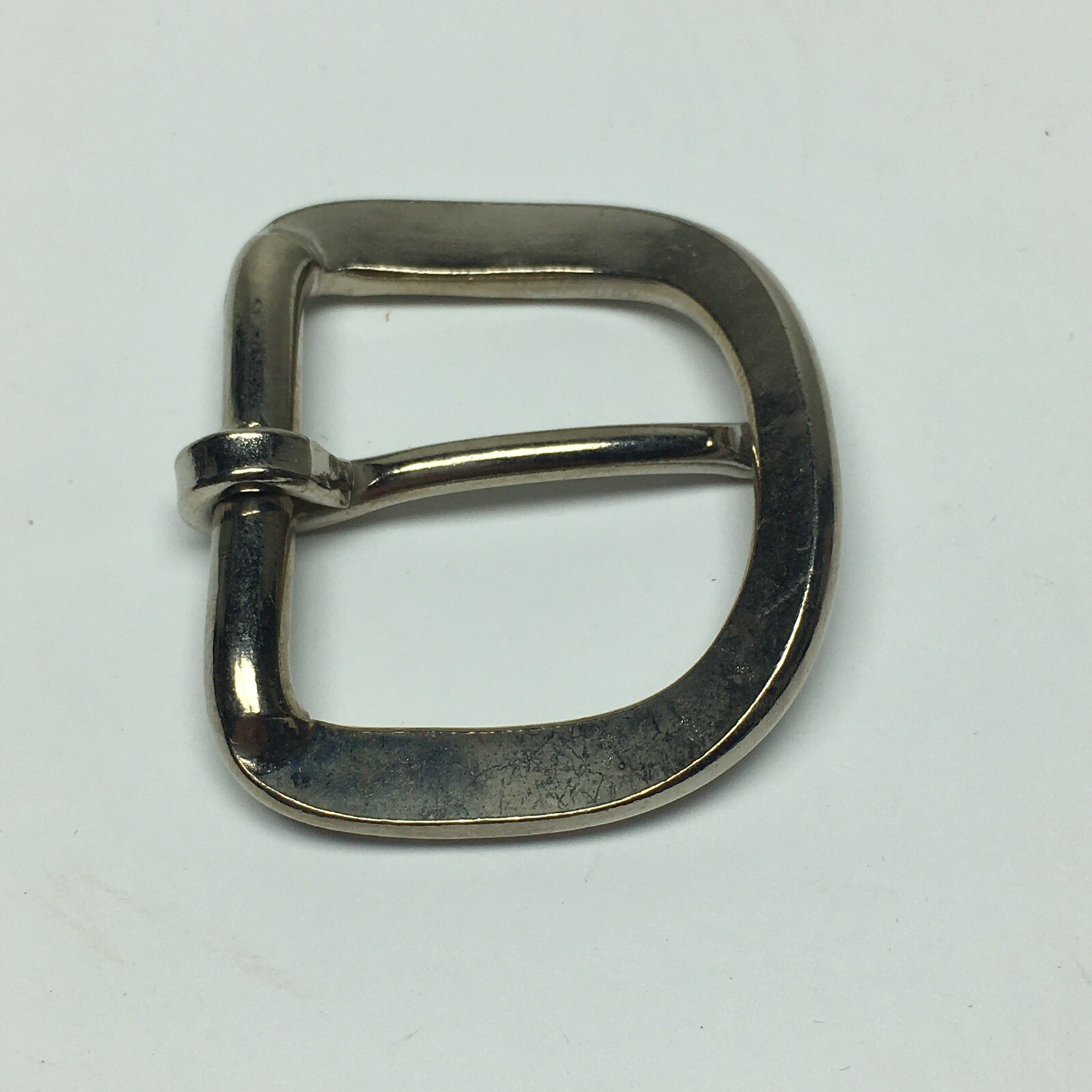 Vintage Replacement Belt Buckle Fits 1.2&Prime; Strap – Simple Basic Silver Tone 6A