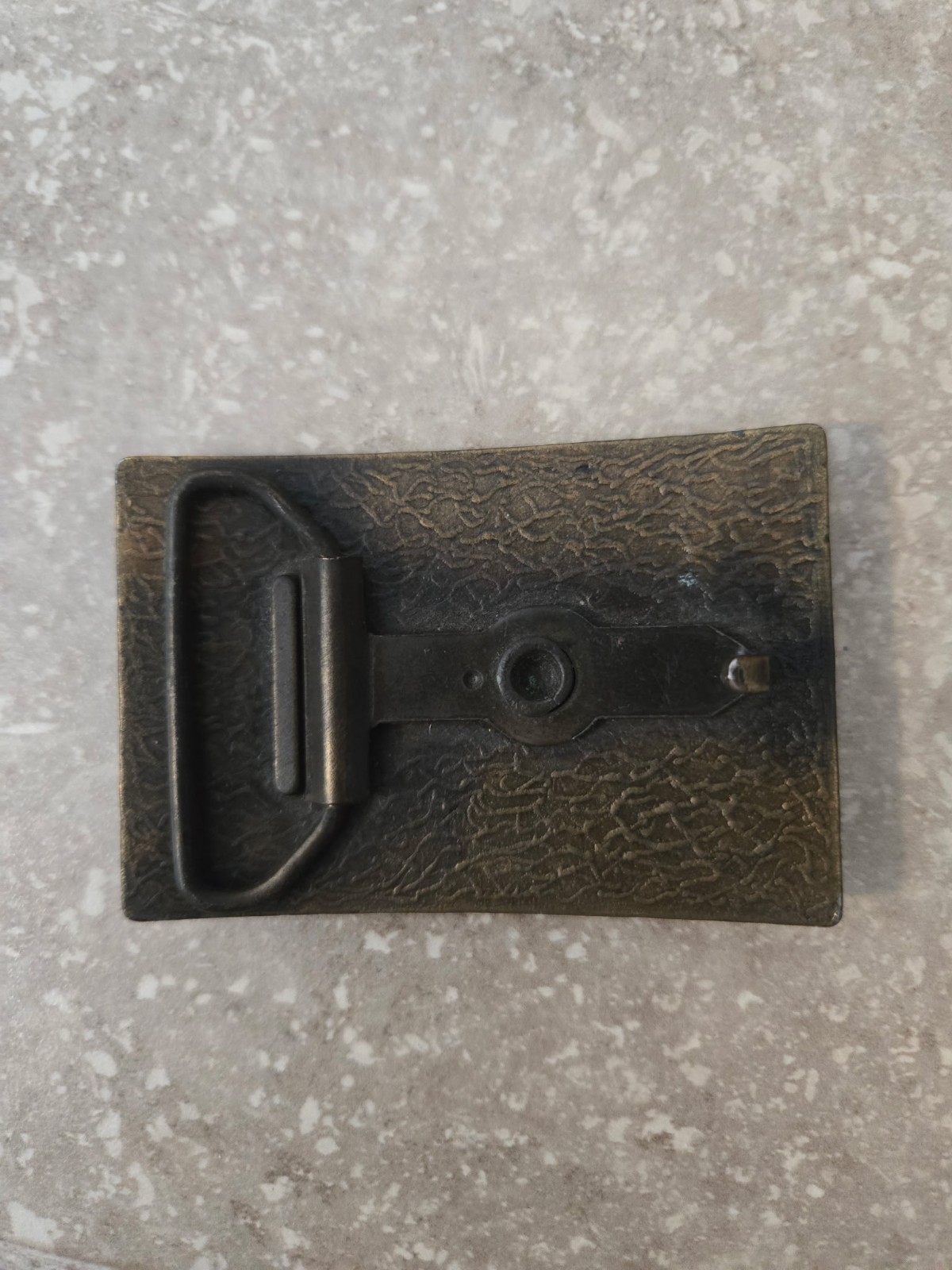 Vintage 1980s Lee Jeans Brass Belt Buckle