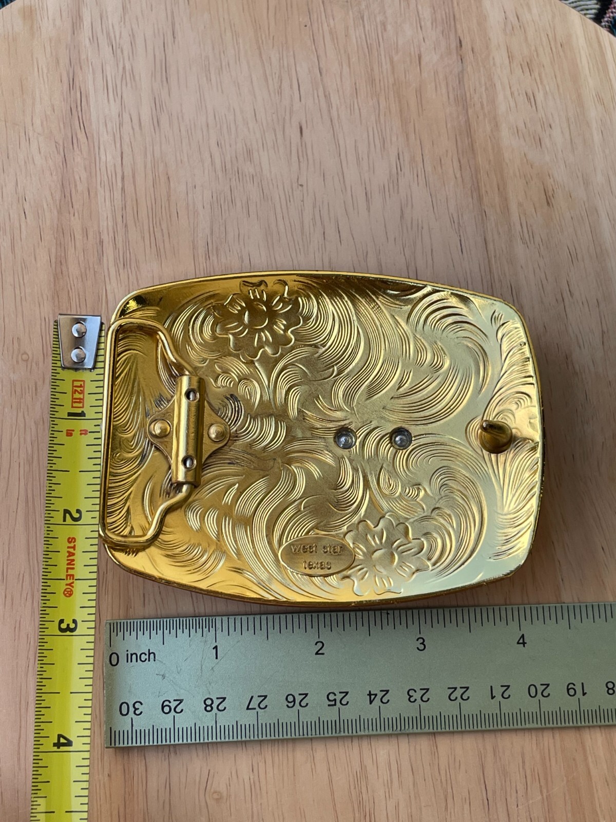 Western Buckle Gold Silver Red Horse Head Buckle Cowboy 2 » Hebillas Vaqueras