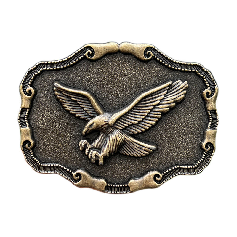 Zinc alloy belt buckle Western denim Eagle belt buckle denim style