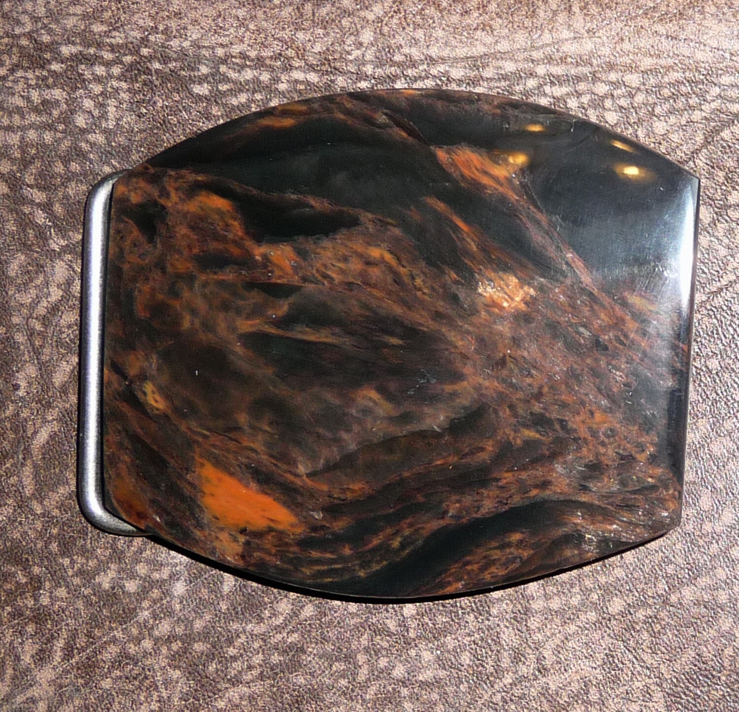 Handcrafted, Jasper, Agate Gemstone Belt Buckle polished natural stone- Pick 1