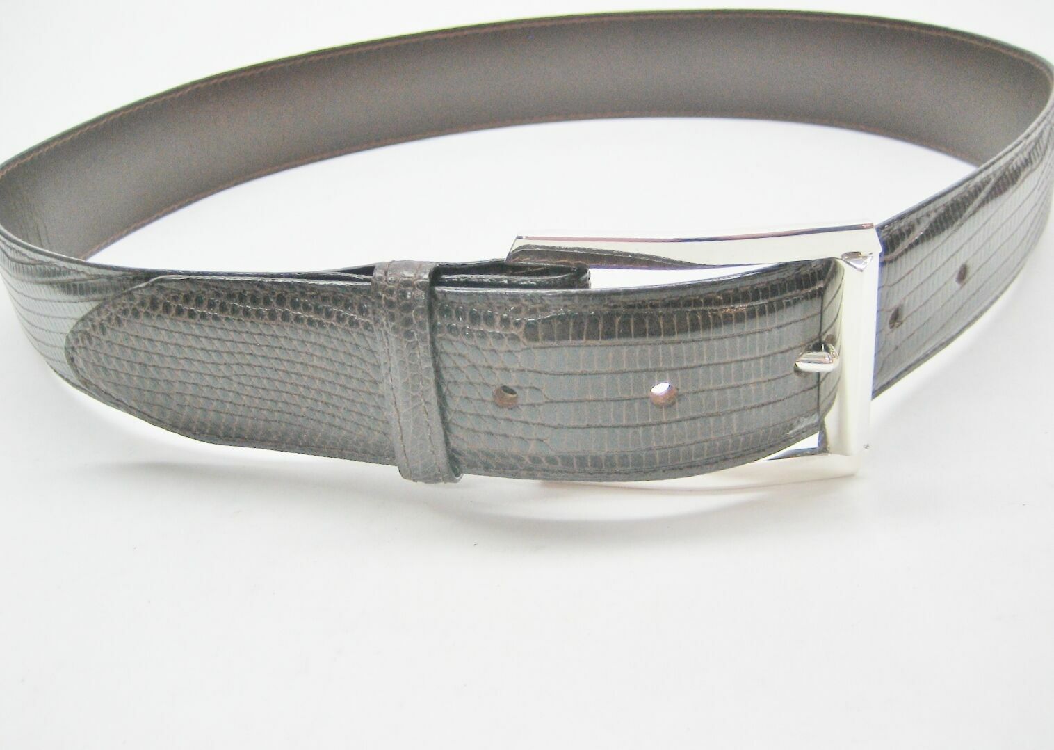 STERLING SILVER 925 BUCKLE AVAILABLE FOR 1&Prime; 1-1/8&Prime; 1-1/4&Prime; 1-3/8&Prime; 1-1/2&Prime; BELTS