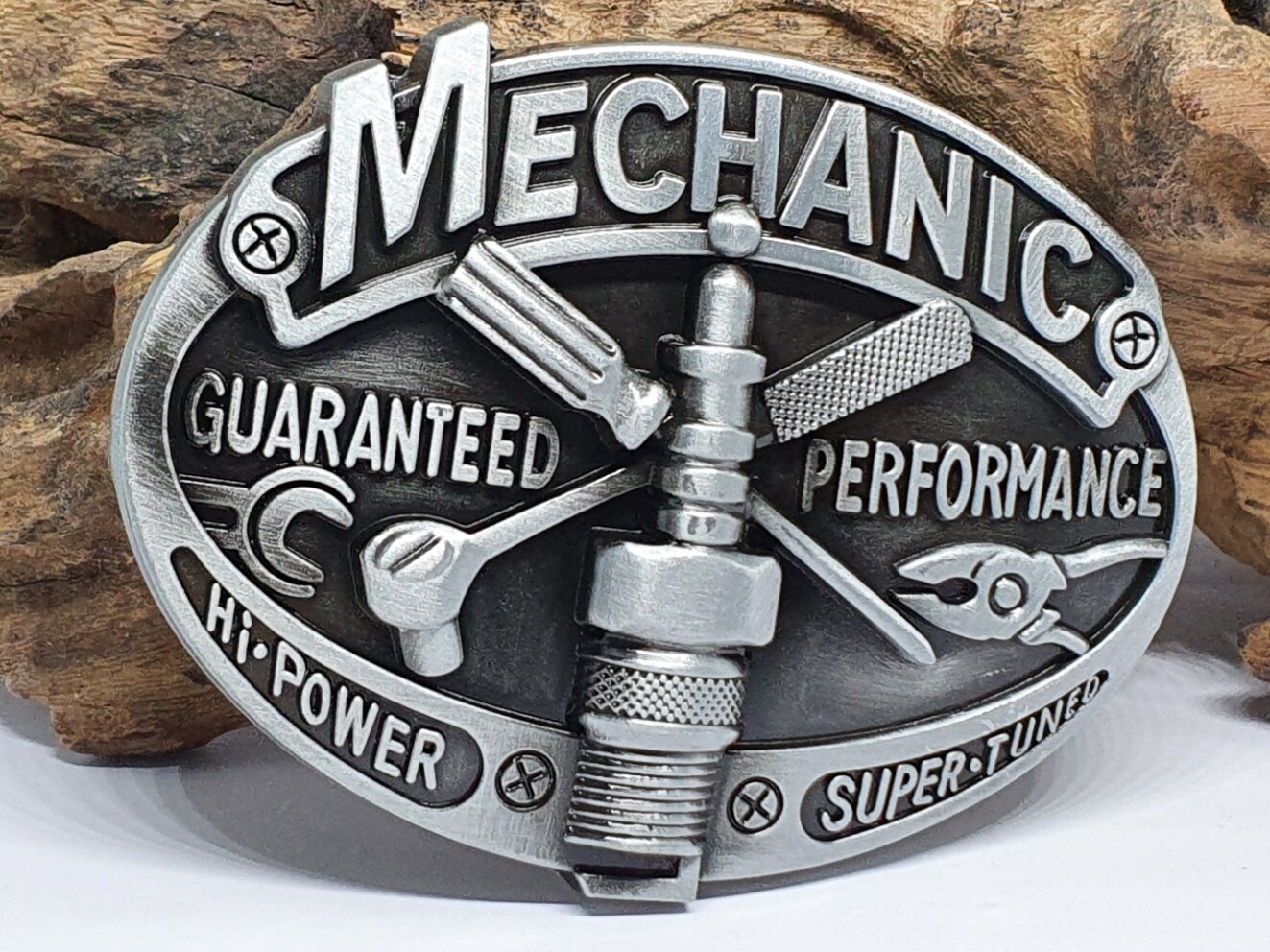 Mechanic Belt Buckle Biker Car Mechanic Wrench Spanner Grease Monkey Buckle Only