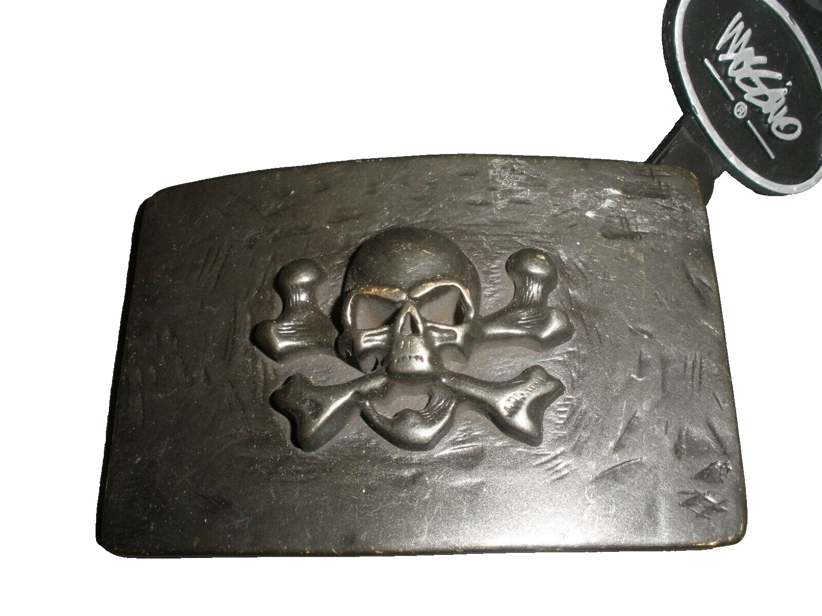 NEW Mossimo Skull & Crossbone Cross Bone Belt Buckle 3.5&Prime; x 2.25&Prime;