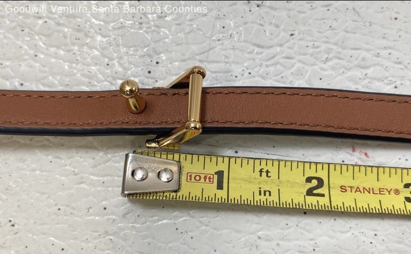 Tory Burch Reversible Logo Belt in Black & Classic Tan-Waist-26-30&Prime;-Sz S