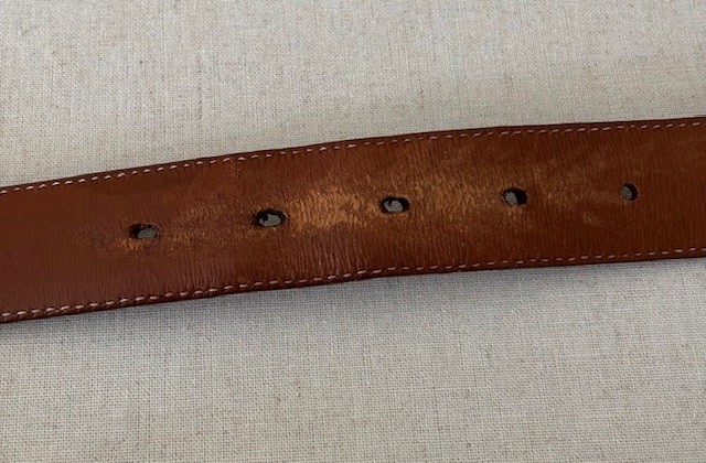Vintage Pat Areias Sterling Silver Buckle and American Alligator Belt Size 29