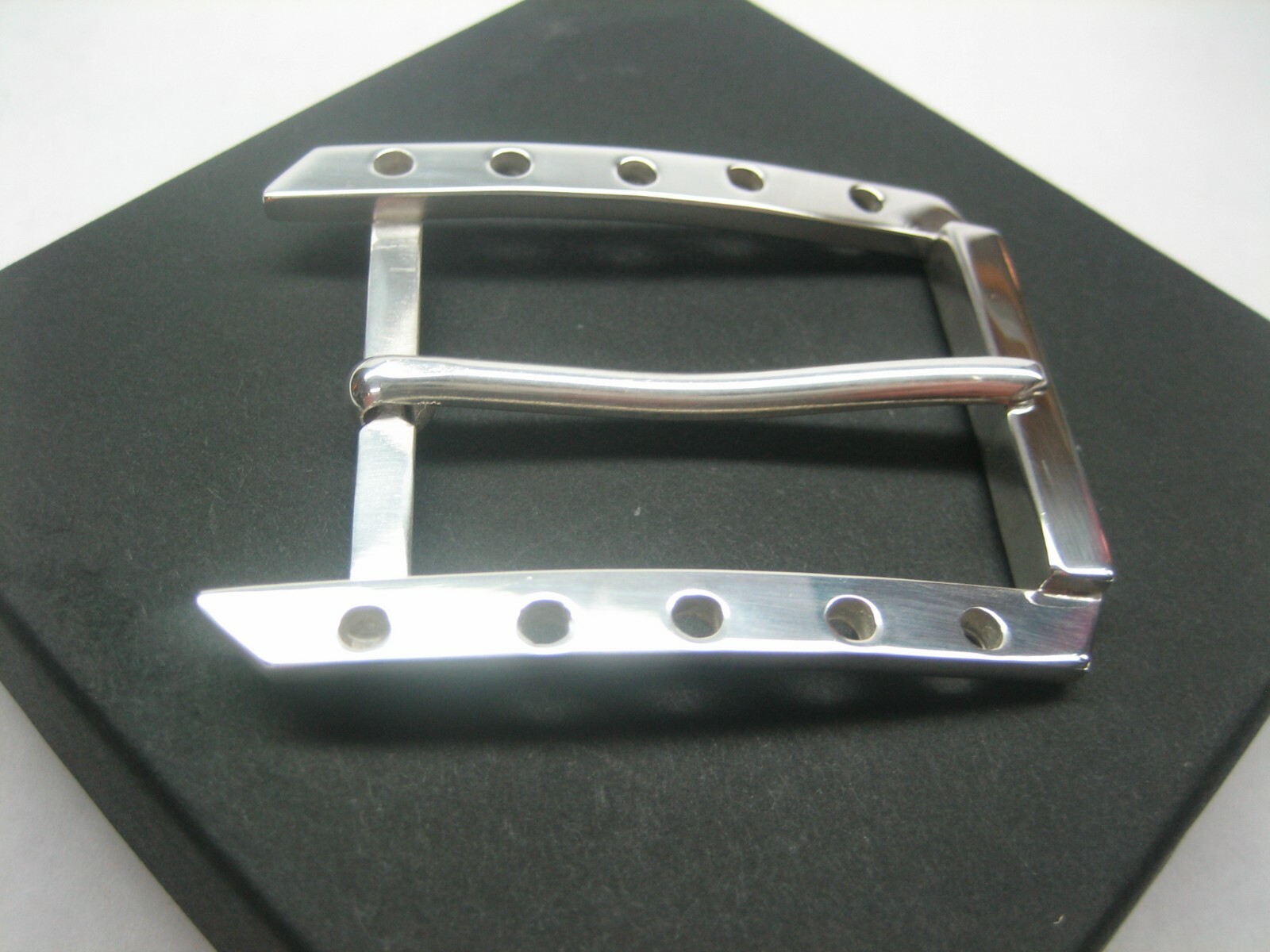STERLING SILVER 925 BUCKLE AVAILABLE FOR 1&Prime; 1-1/8&Prime; 1-1/4&Prime; 1-3/8&Prime; 1-1/2&Prime; BELTS