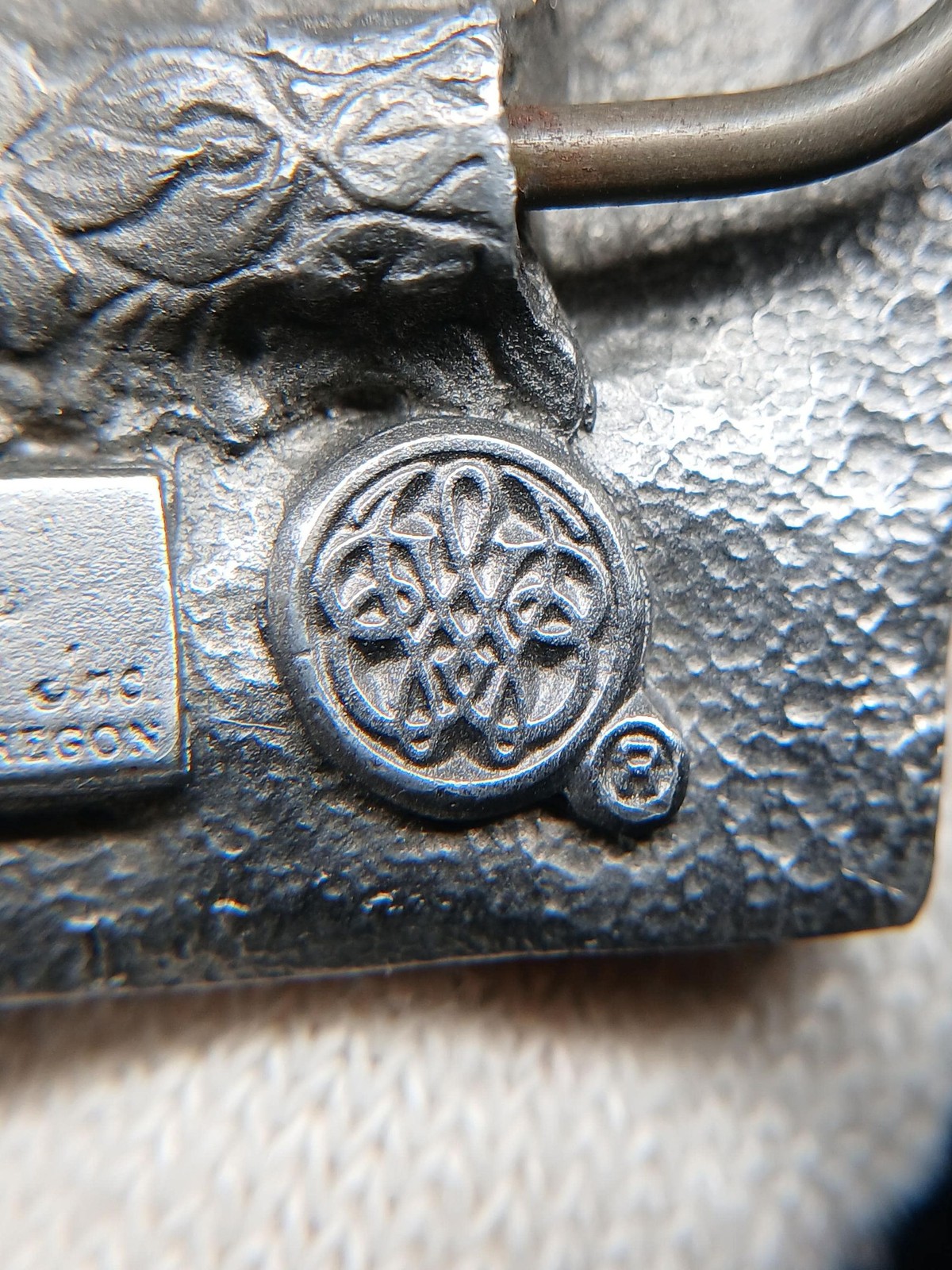 1988 Siskiyou American Veteran Enameled Belt Buckle