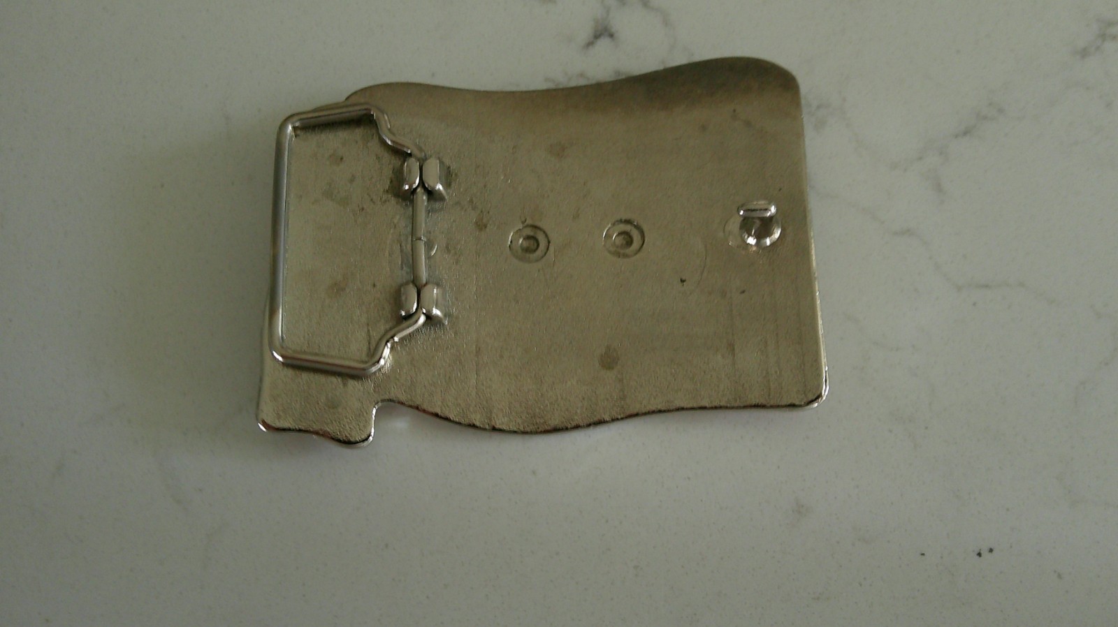 VTG. American Flag Stars & Stripes Metal Belt Buckle