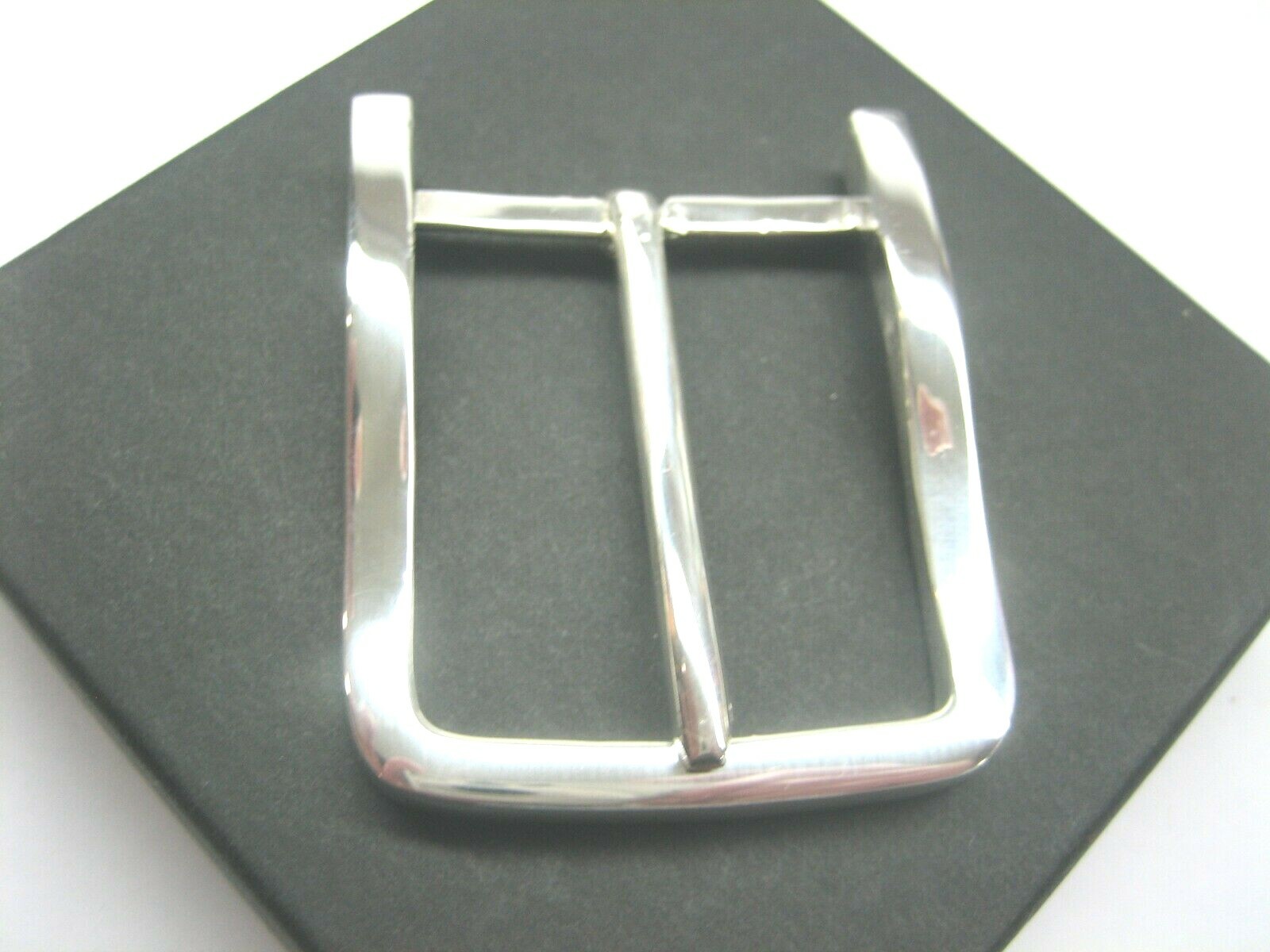 STERLING SILVER 925 BUCKLE AVAILABLE FOR 1&Prime; 1-1/8&Prime; 1-1/4&Prime; 1-3/8&Prime; 1-1/2&Prime; BELTS