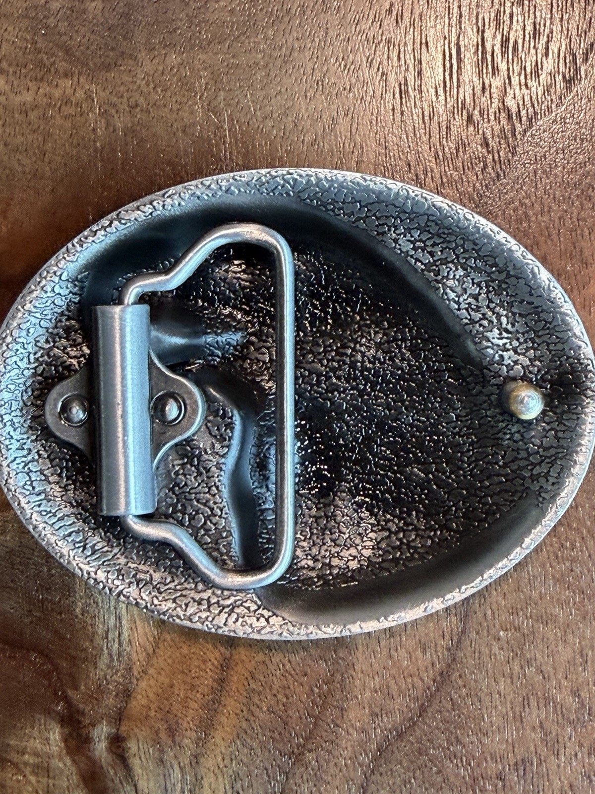 3D Men&rsquo;s American Eagle Belt Buckle USA Proud Antique SilverTone Fits 1.5&Prime; Belt