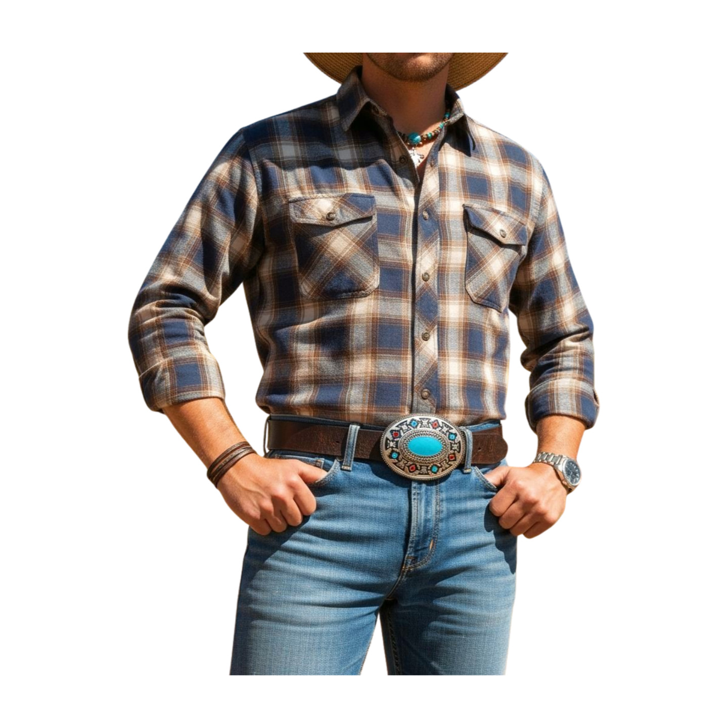 Men Women Silver Metal Southwester Fashion Belt Buckle Ethnic Oval Turquoise TX