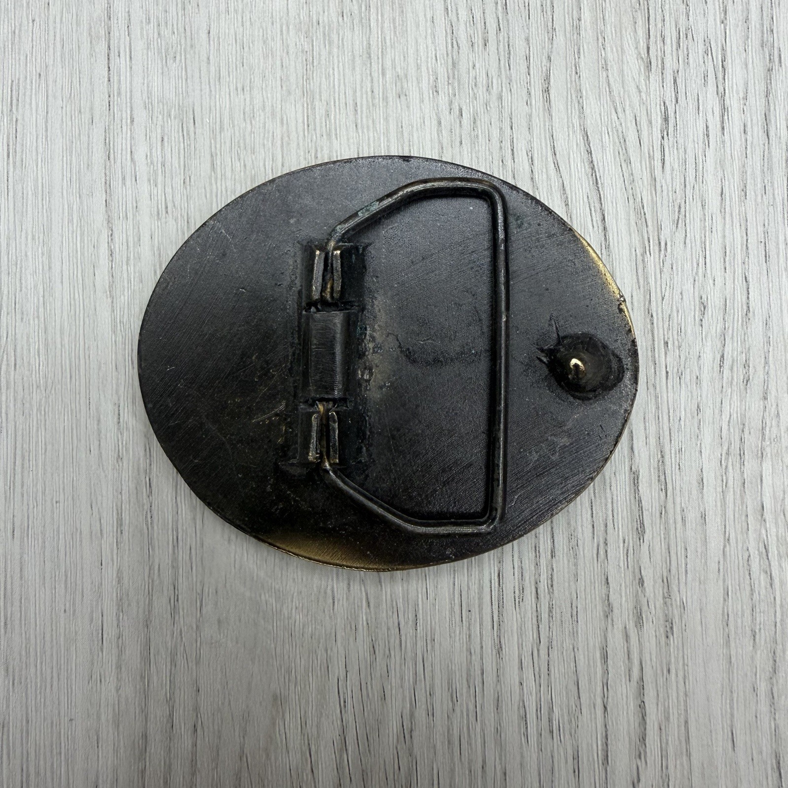 Smith-Gruner SII Mining Equipment Company Vintage Brass Belt Buckle