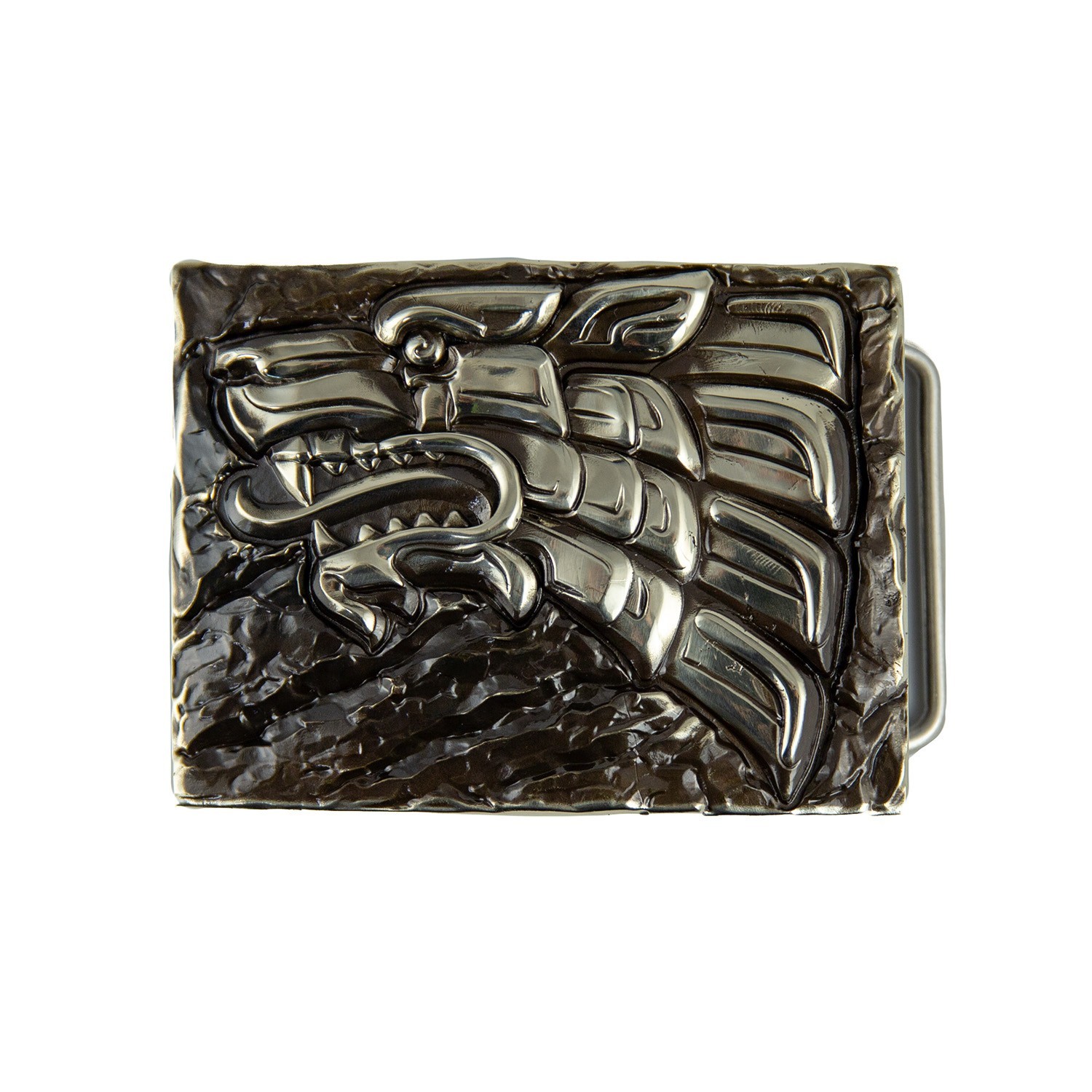 Iron Wolf german silver belt buckle, Vikings wolf, Norse pagan celtic accessory