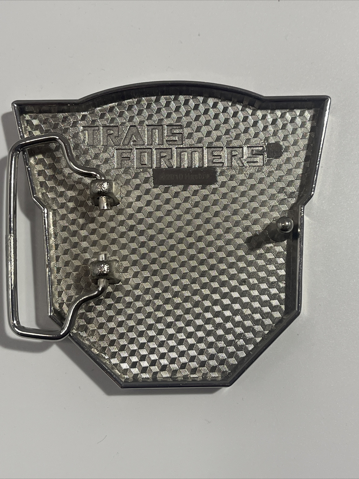 2010 TRANSFORMERS METAL COLLECTIBLE BELT BUCKLE HASBRO
