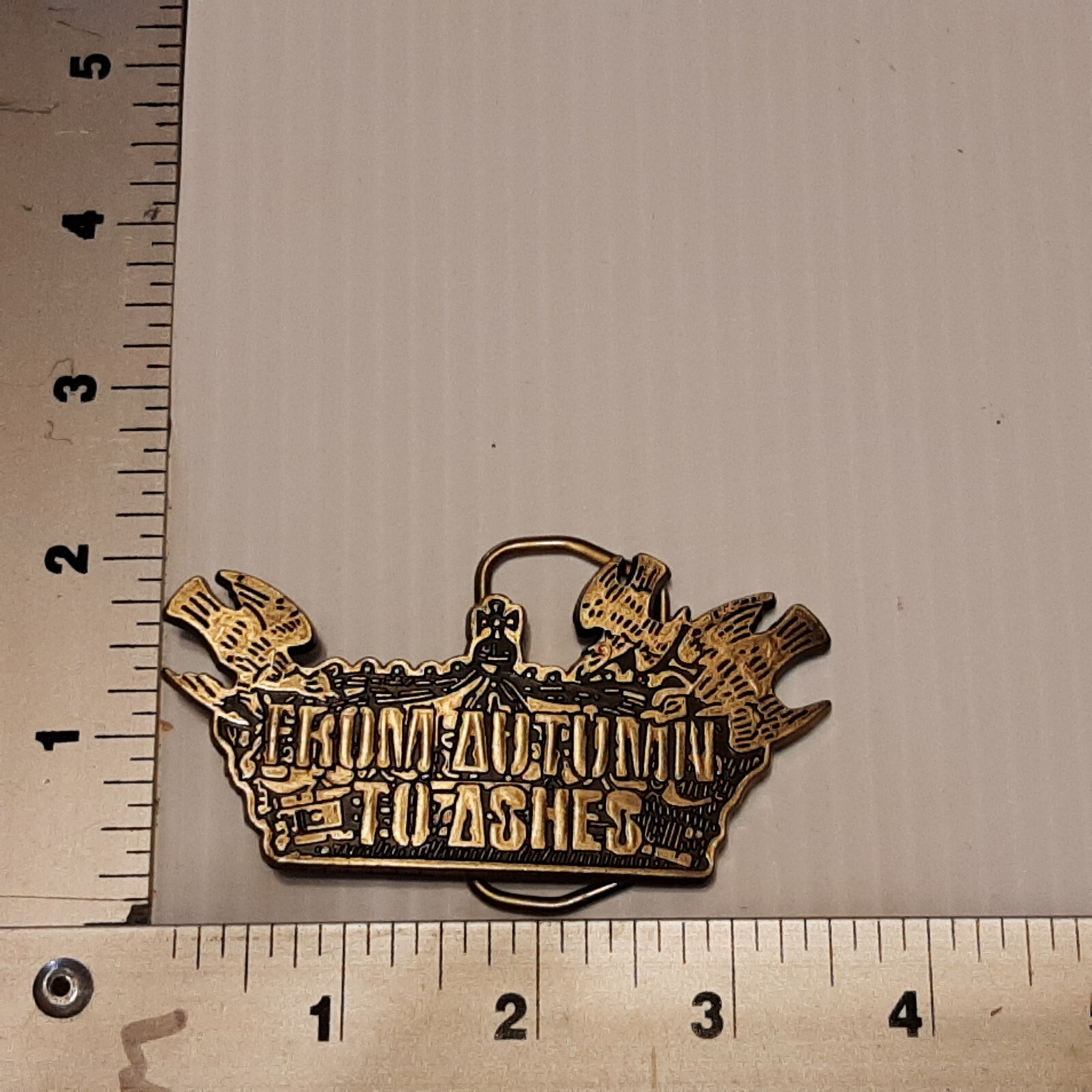HARD ROCK HEAVY METAL BAND FROM AUTUMN TO ASHES Metal Belt Buckle