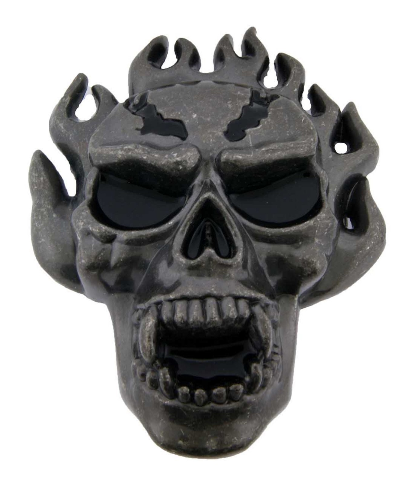 Large Men Skull Skeleton Belt Buckle Tattoo Goth Women Tribal Halloween Costume