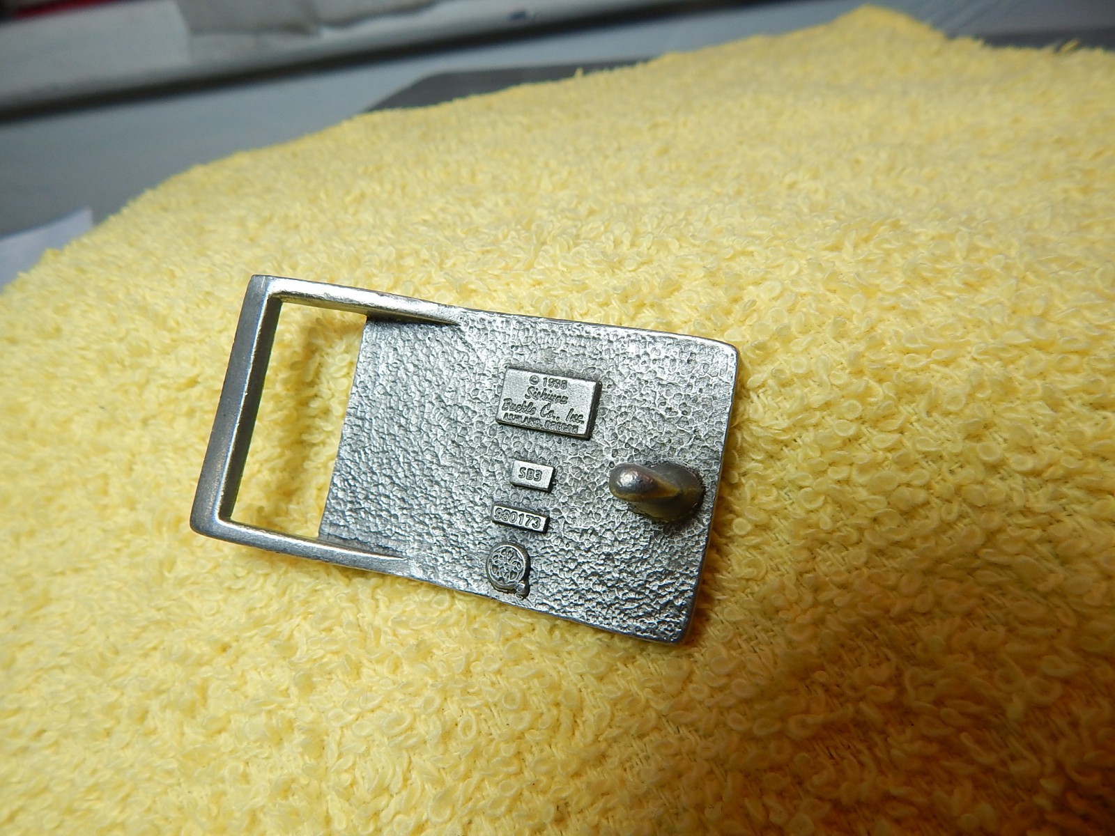 Vintage 1998 Siskiyou Buckle Co. »Oregon » SB3 #980173 Embossed Eagle Buckle