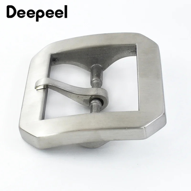 40mm Pure Brass Belt Buckles Men Pin Buckle Stainless Steel Belts