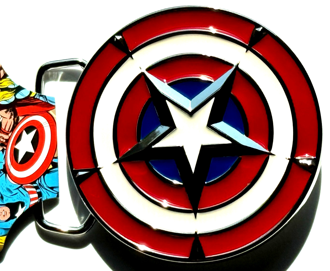 CAPTAIN AMERICA Marvel Comics Licensed Belt Buckle – Makes a great gift!