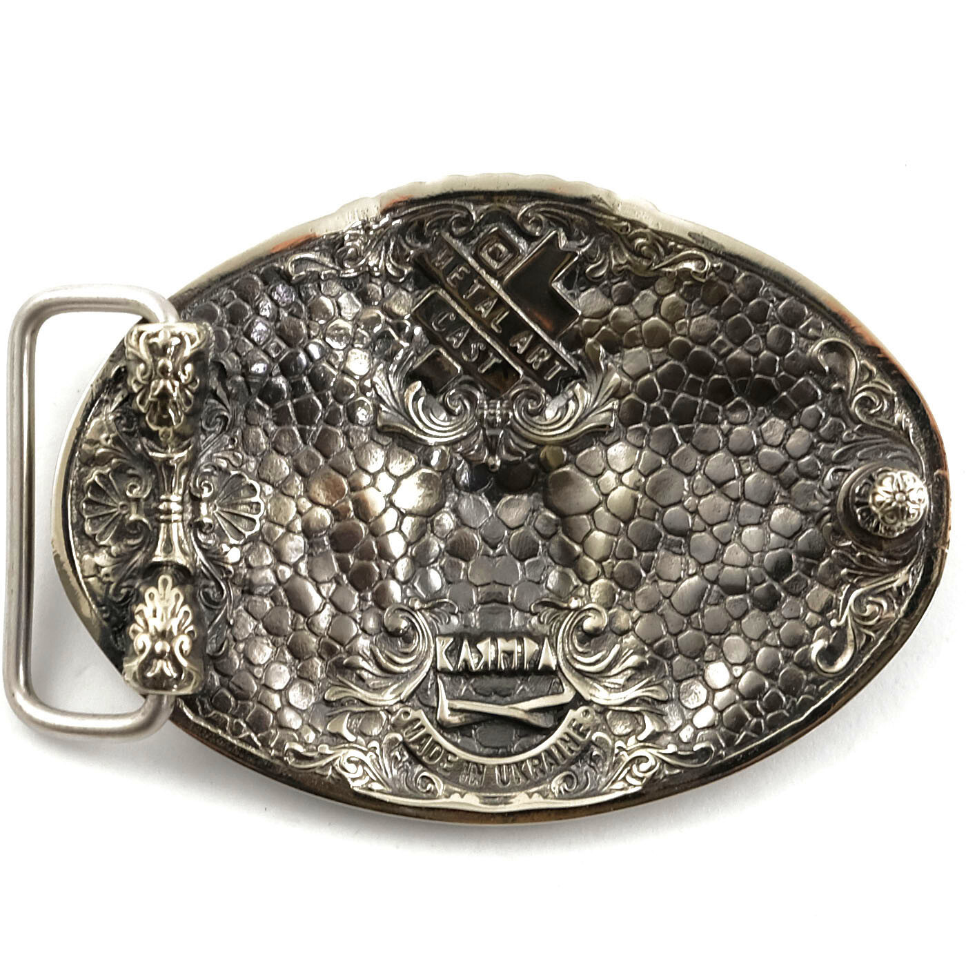 King Lion German silver belt buckle, Animal head, handmade lion belt buckle