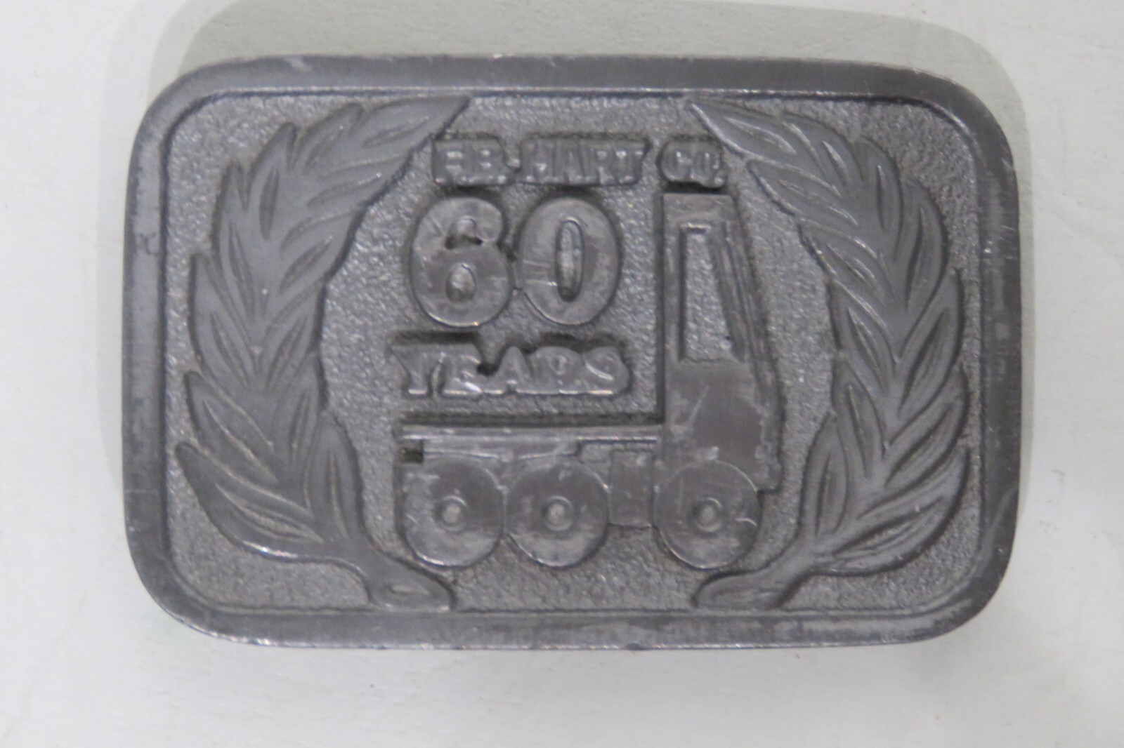 F.B. Hart Co. 60 Years Anniversary Belt Buckle Semi Truck