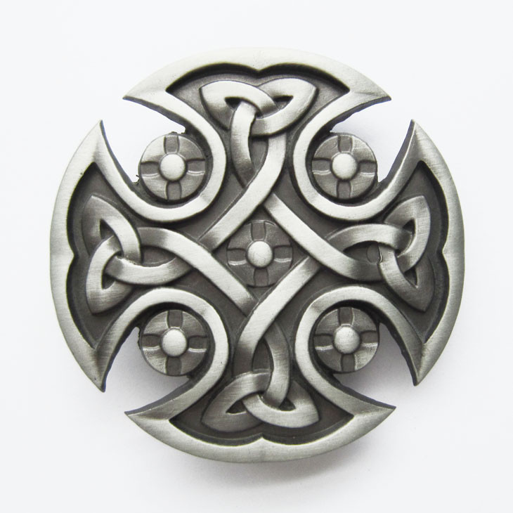 New Vintage Style Celtic Cross Knot Belt Buckle Boucle de Ceinture
