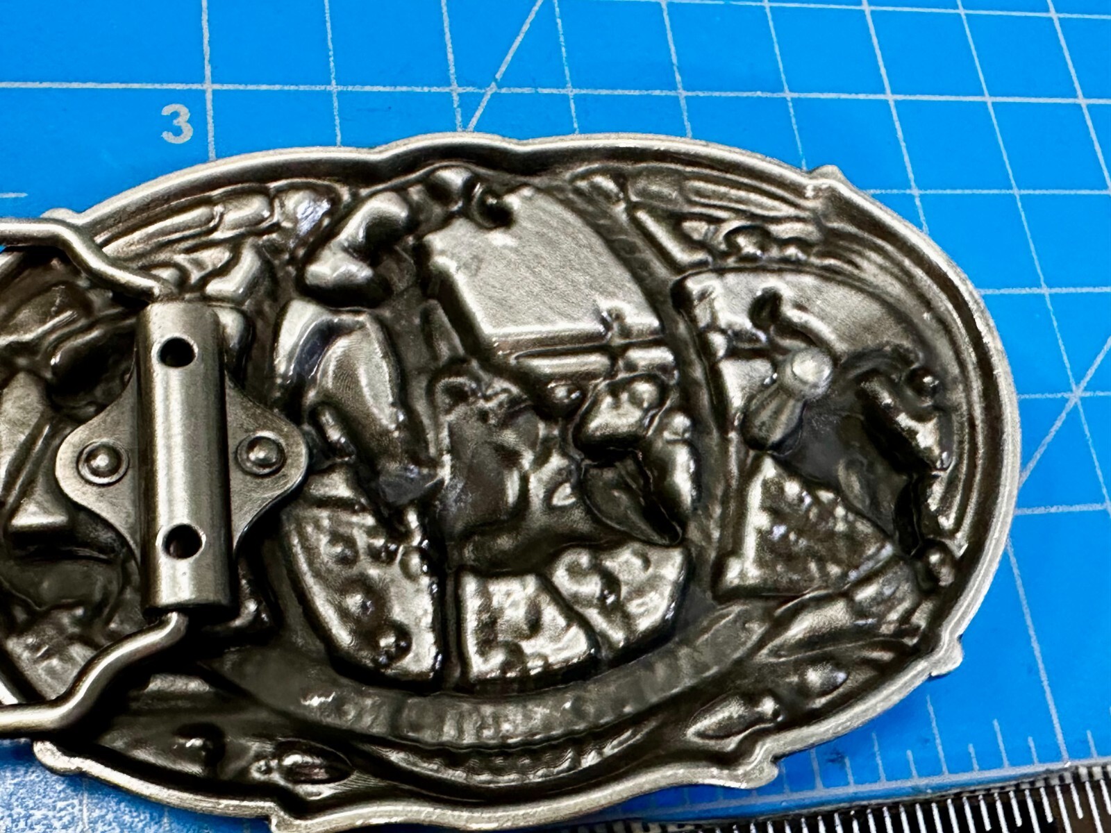 Championship Rodeo Bull Riding Rider Champion Trophy Award Cowboy Belt Buckle
