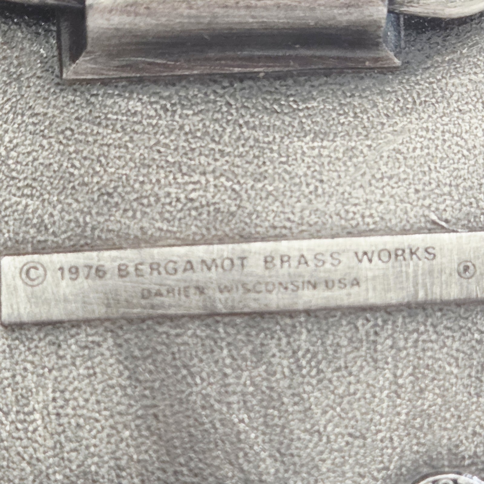 Belt Buckle – Bergamot Brass Works 1976 Horse