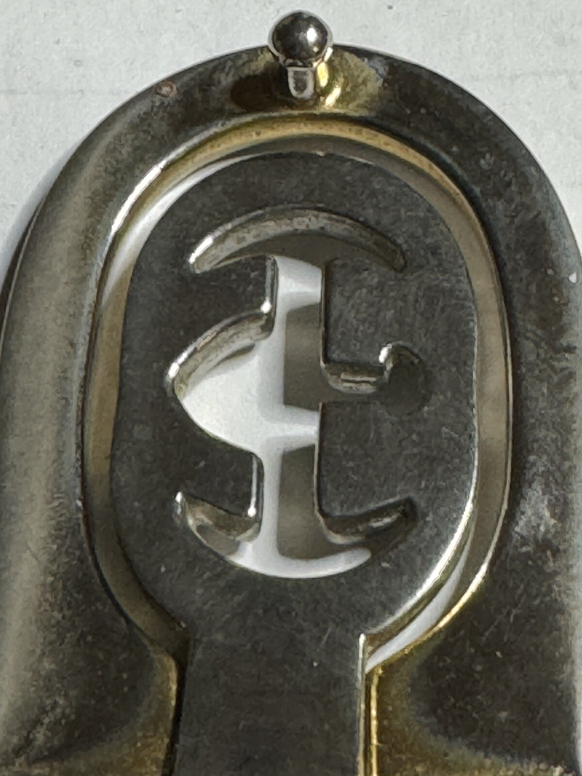 GUCCI Interlocking Buckle PARFUMS MOD BREV 3cm x 5cm For Belt 2cm