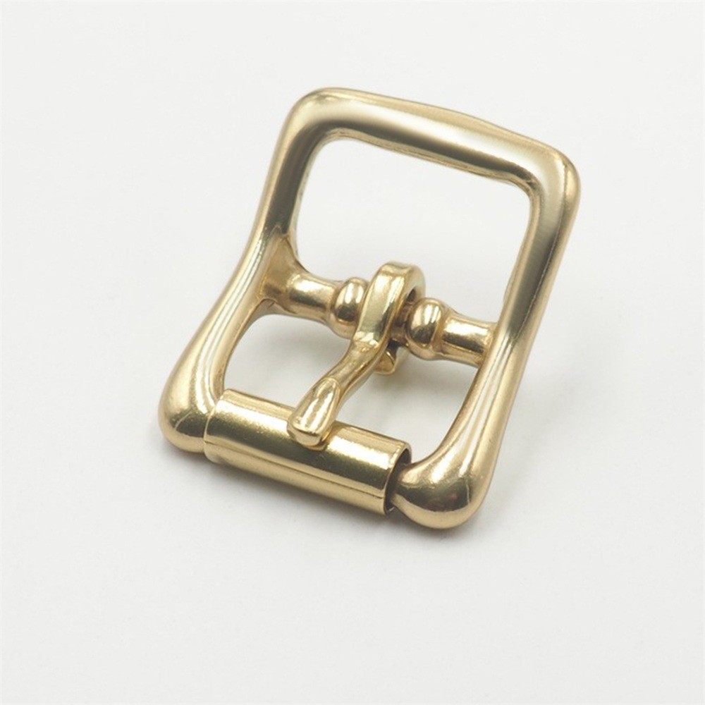 1Pc Solid Brass Buckle 3 Size for Belts Purses,Cinches Bags Leather Craft DIY