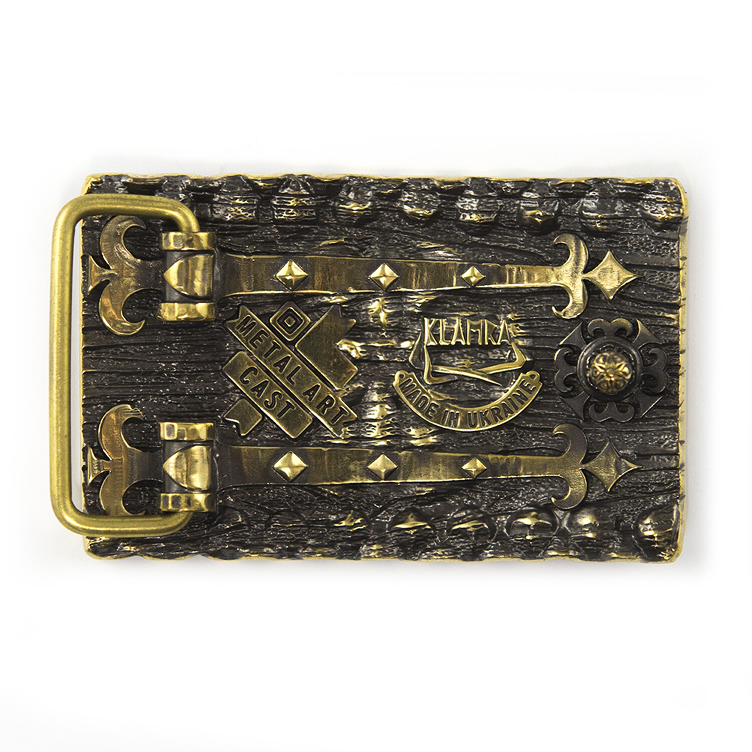Brass belt buckle Engraved, Slavic sign, Ukrainian carvings style belt buckle
